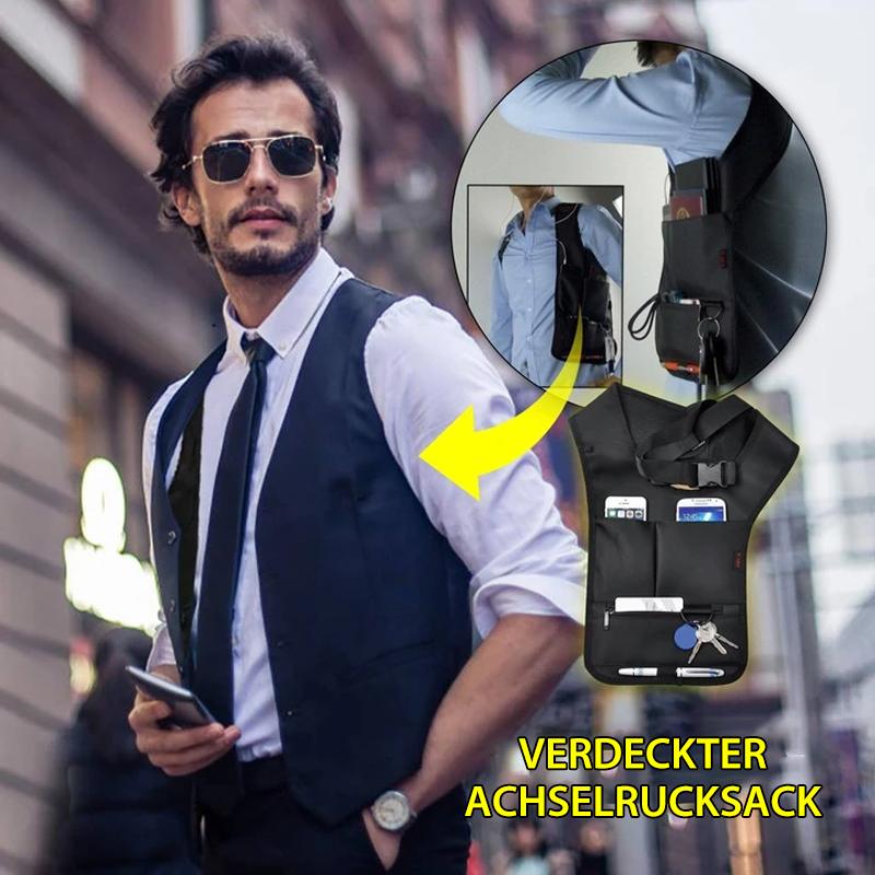 Verdeckter Achselrucksack