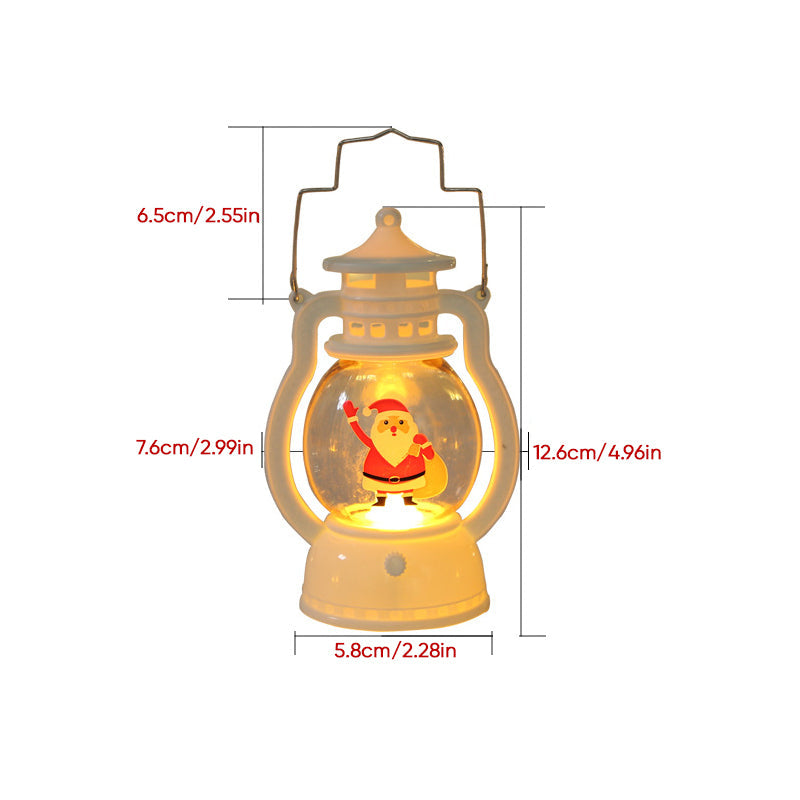 Weihnachtliche LED-Laternendekoration